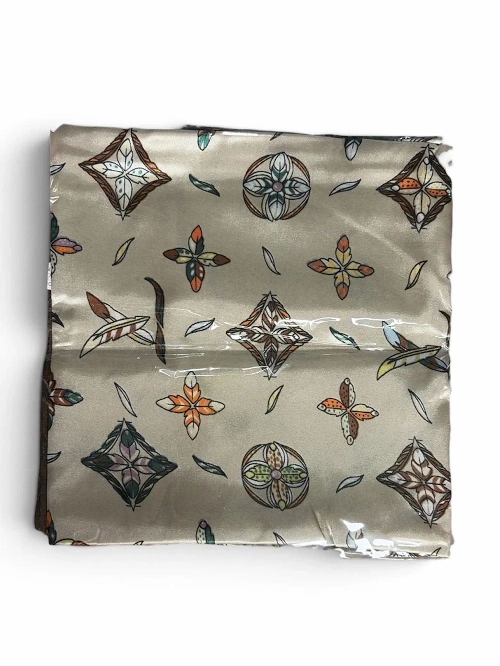 Large Square Head Scarves Silky Like - 35”